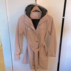 Michael Kora trench coat. Pink. Size large.